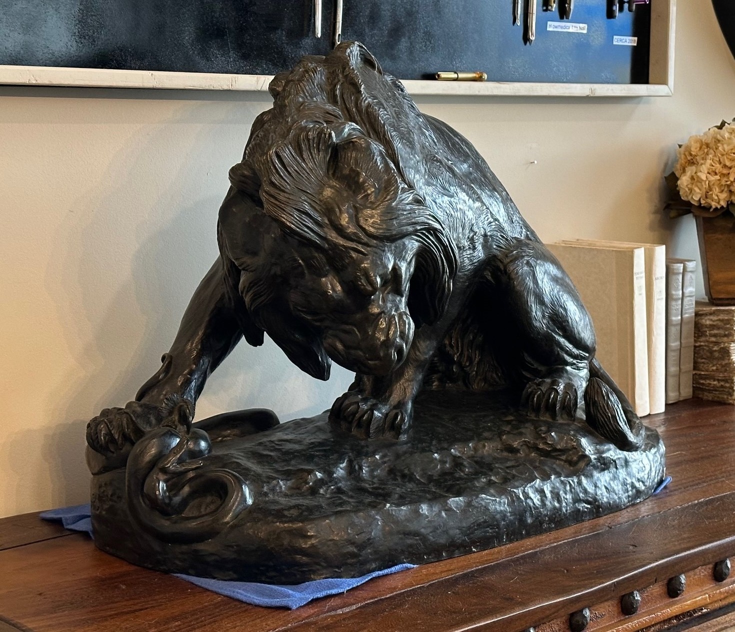 Lion with a Serpent, 1832 - Image 2