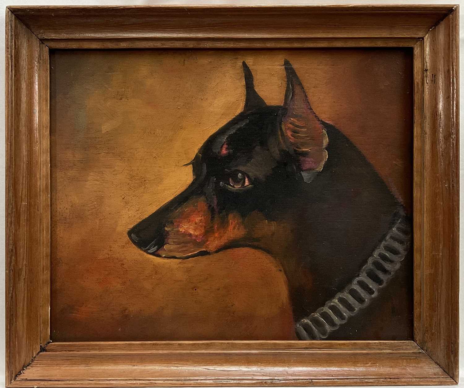 Manchester Terrier with a Silver Collar - Image 2